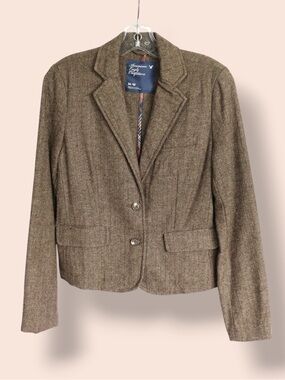 American Eagle Outfitters Tweed Blazer Jacket Women’s Medium